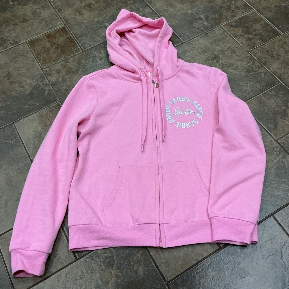 🥵 Barbie Light Pink Zip-Up Hoodie